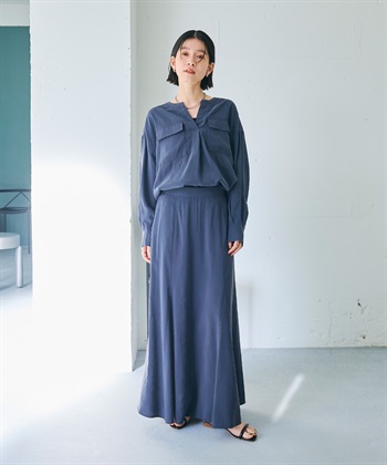 CROSS FUNCTION 《接触冷感》サマ美え とろみフレアマーメードスカート_subthumb_18