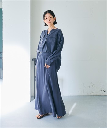 CROSS FUNCTION 《接触冷感》サマ美え とろみフレアマーメードスカート_subthumb_19