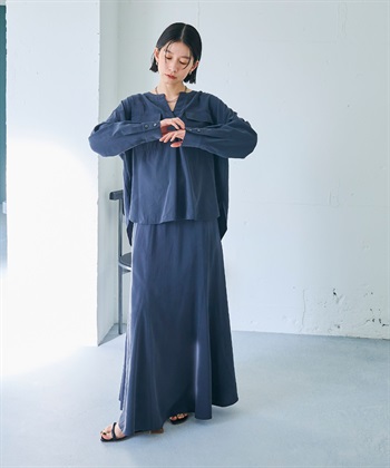 CROSS FUNCTION 《接触冷感》サマ美え とろみフレアマーメードスカート_subthumb_23