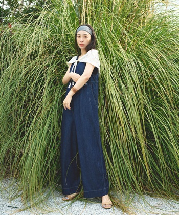 CROSS FUNCTION 《撥水》FRESH DENIM デニムルーズオールインワン_subthumb_10