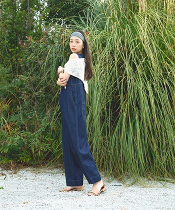 CROSS FUNCTION 《撥水》FRESH DENIM デニムルーズオールインワン_subthumb_11