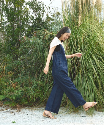 CROSS FUNCTION 《撥水》FRESH DENIM デニムルーズオールインワン_subthumb_12