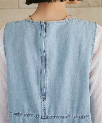 CROSS FUNCTION 《撥水》FRESH DENIM デニムルーズオールインワン_subthumb_25