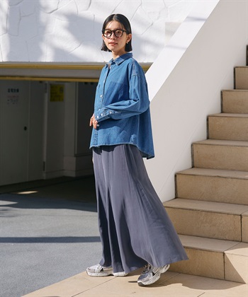 CROSS FUNCTION 《撥水》FRESH DENIM ポケットデザインデニムシャツ_subthumb_16