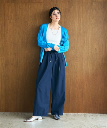 CROSS FUNCTION 《UV/吸水速乾》エブ楽 ダブルタックイージーワイドパンツ_subthumb_4