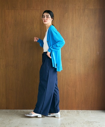 CROSS FUNCTION 《UV/吸水速乾》エブ楽 ダブルタックイージーワイドパンツ_subthumb_5