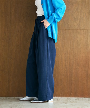 CROSS FUNCTION 《UV/吸水速乾》エブ楽 ダブルタックイージーワイドパンツ_subthumb_9