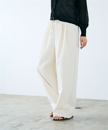 CROSS FUNCTION 《UV/吸水速乾》エブ楽 ダブルタックイージーワイドパンツ_subthumb_17