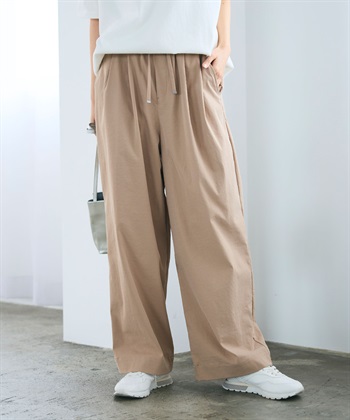 CROSS FUNCTION 《UV/吸水速乾》エブ楽 ダブルタックイージーワイドパンツ_subthumb_26