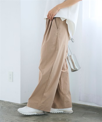 CROSS FUNCTION 《UV/吸水速乾》エブ楽 ダブルタックイージーワイドパンツ_subthumb_27