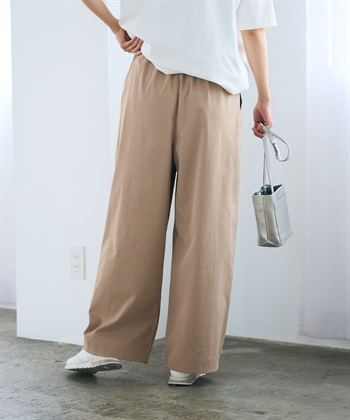 CROSS FUNCTION 《UV/吸水速乾》エブ楽 ダブルタックイージーワイドパンツ_subthumb_28