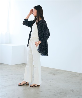 CROSS FUNCTION 《UV/吸水速乾》エブ楽 イージーセミフレアパンツ_subthumb_13