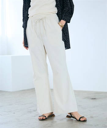 CROSS FUNCTION 《UV/吸水速乾》エブ楽 イージーセミフレアパンツ_subthumb_18