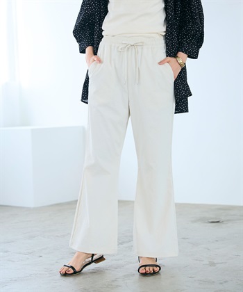 CROSS FUNCTION 《UV/吸水速乾》エブ楽 イージーセミフレアパンツ_subthumb_19