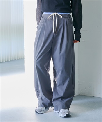 CROSS FUNCTION 《UV/吸水速乾》エブ楽 ダブルウエストイージーワイドパンツ_subthumb_21