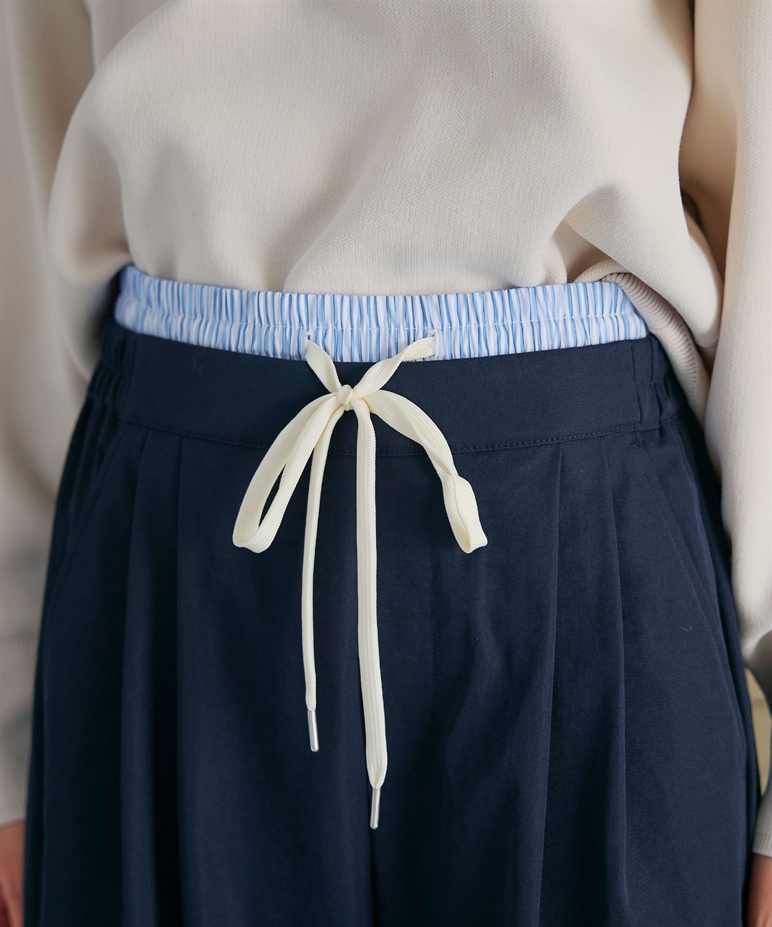 CROSS FUNCTION 《UV/吸水速乾》エブ楽 ダブルウエストイージーワイドパンツ_sub_23