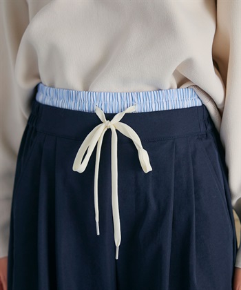 CROSS FUNCTION 《UV/吸水速乾》エブ楽 ダブルウエストイージーワイドパンツ_subthumb_23