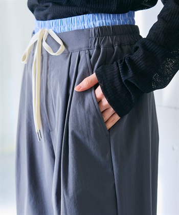 CROSS FUNCTION 《UV/吸水速乾》エブ楽 ダブルウエストイージーワイドパンツ_subthumb_27