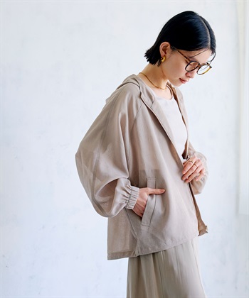 CROSS FUNCTION 《洗える》サマ美え シアーZIPパーカー_subthumb_4