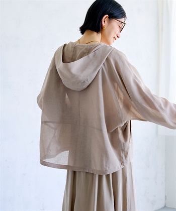 CROSS FUNCTION 《洗える》サマ美え シアーZIPパーカー_subthumb_6