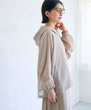 CROSS FUNCTION 《洗える》サマ美え シアーZIPパーカー_subthumb_8