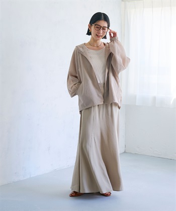 CROSS FUNCTION 《洗える》サマ美え シアーZIPパーカー_subthumb_9