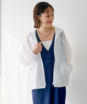 CROSS FUNCTION 《洗える》サマ美え シアーZIPパーカー_subthumb_16