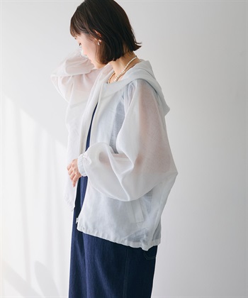 CROSS FUNCTION 《洗える》サマ美え シアーZIPパーカー_subthumb_18