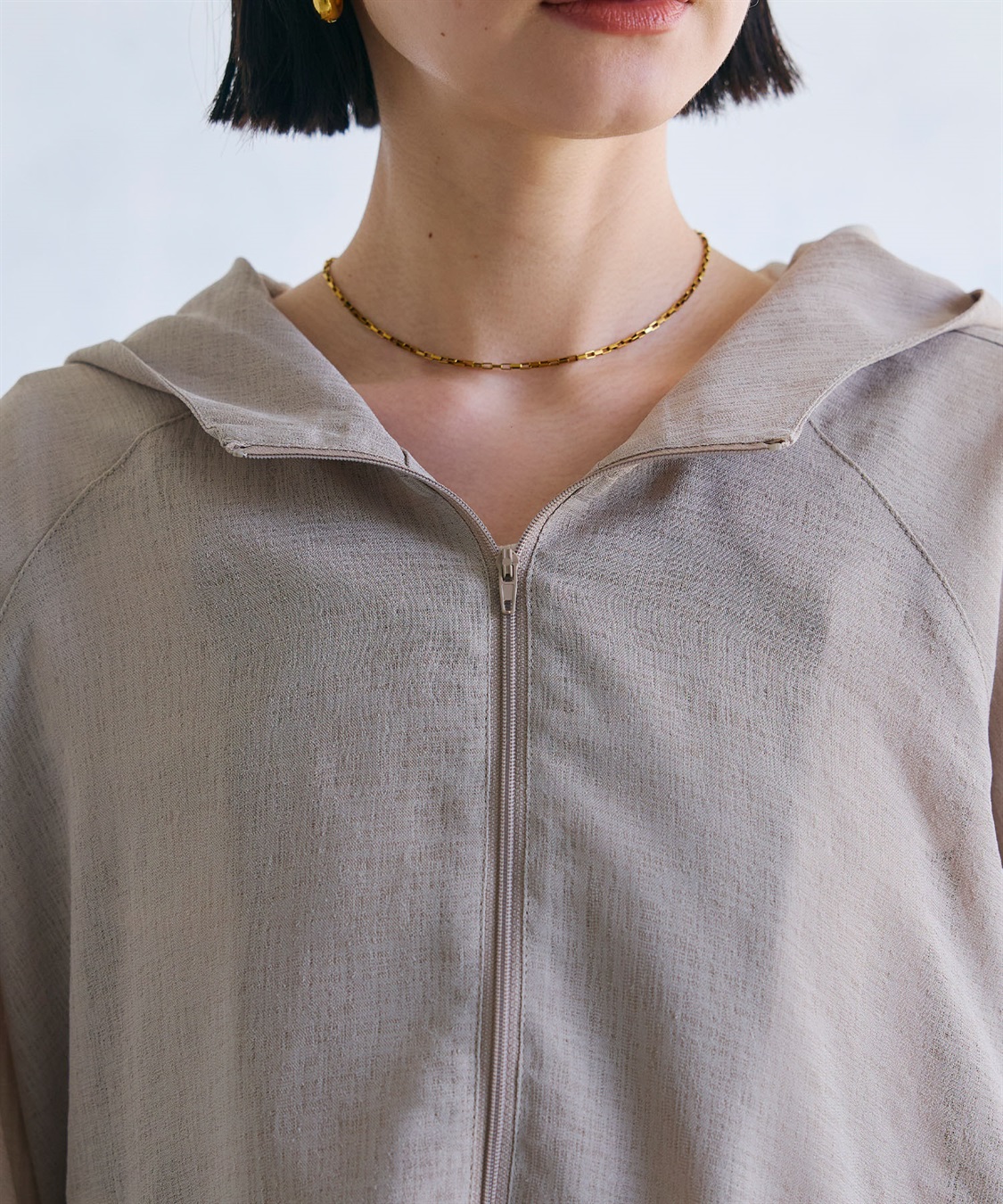 CROSS FUNCTION 《洗える》サマ美え シアーZIPパーカー_sub_23