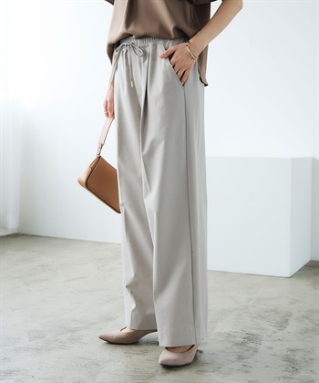 CROSS FUNCTION 《防汚》エブ楽 タックストレートイージーパンツ_subthumb_3