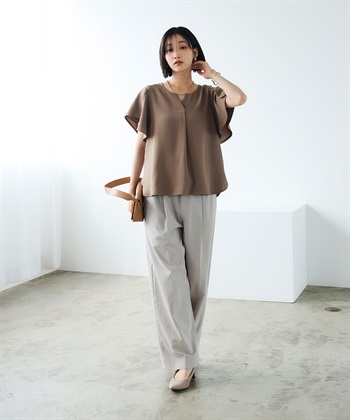 CROSS FUNCTION 《防汚》エブ楽 タックストレートイージーパンツ_subthumb_12