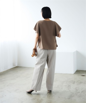 CROSS FUNCTION 《防汚》エブ楽 タックストレートイージーパンツ_subthumb_16