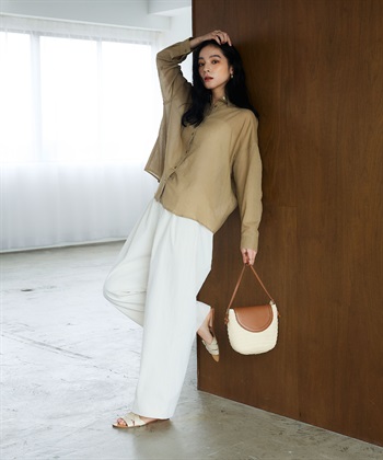 CROSS FUNCTION 《防汚》エブ楽 タックストレートイージーパンツ_subthumb_19