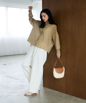 CROSS FUNCTION 《防汚》エブ楽 タックストレートイージーパンツ_subthumb_20