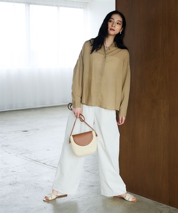 CROSS FUNCTION 《防汚》エブ楽 タックストレートイージーパンツ_subthumb_22