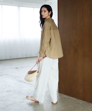 CROSS FUNCTION 《防汚》エブ楽 タックストレートイージーパンツ_subthumb_23