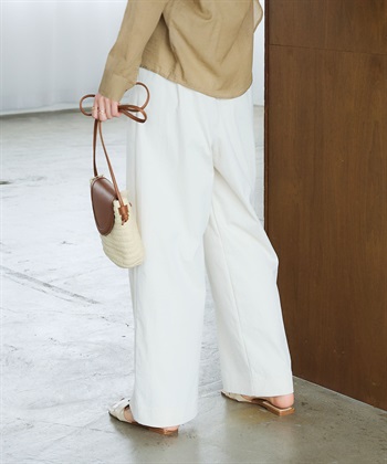 CROSS FUNCTION 《防汚》エブ楽 タックストレートイージーパンツ_subthumb_24