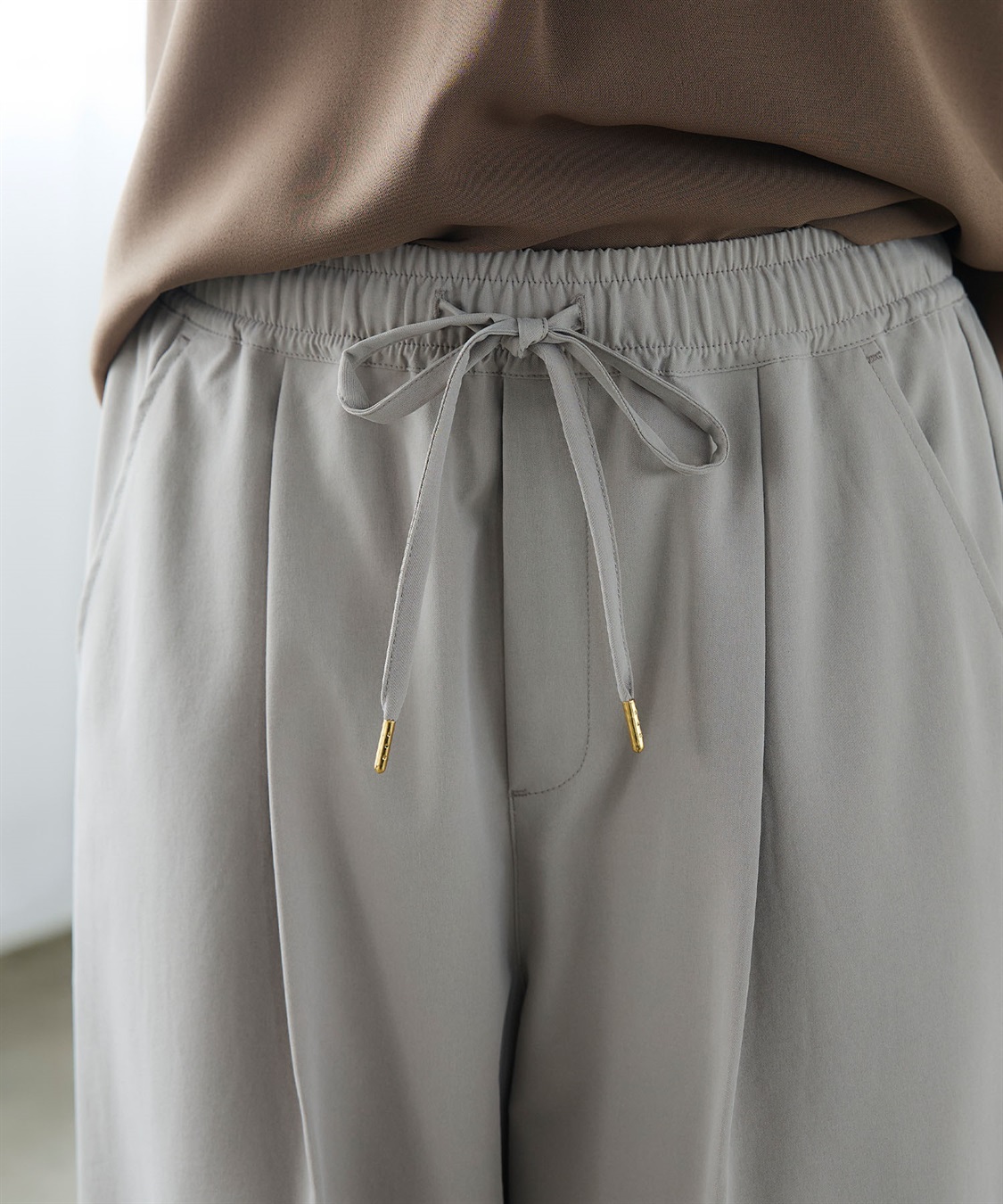 CROSS FUNCTION 《防汚》エブ楽 タックストレートイージーパンツ_sub_25