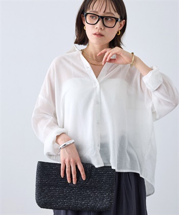 CROSS FUNCTION 《通気性》エブ楽 ガーゼビックベーシックシャツ_subthumb_1