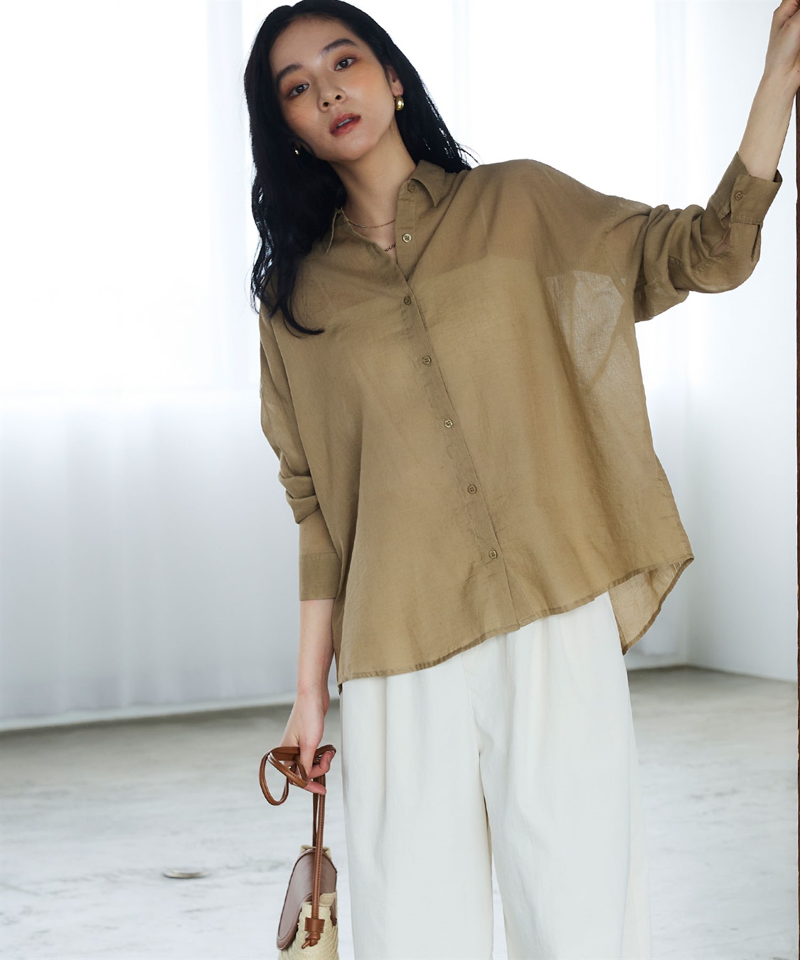 CROSS FUNCTION 《通気性》エブ楽 ガーゼビックベーシックシャツ_sub_6