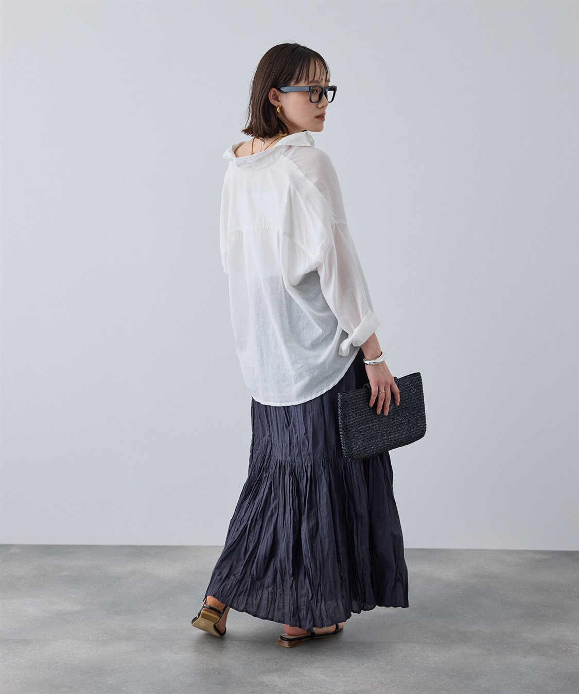 CROSS FUNCTION 《通気性》エブ楽 ガーゼビックベーシックシャツ_sub_16