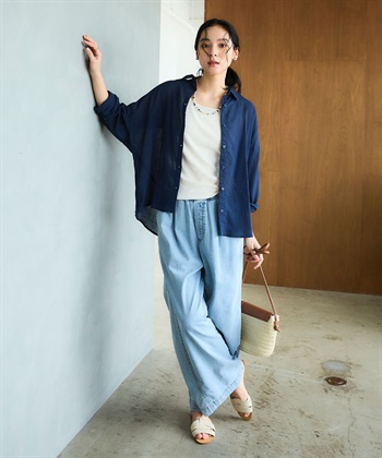 CROSS FUNCTION 《通気性》エブ楽 ガーゼビックベーシックシャツ_subthumb_22