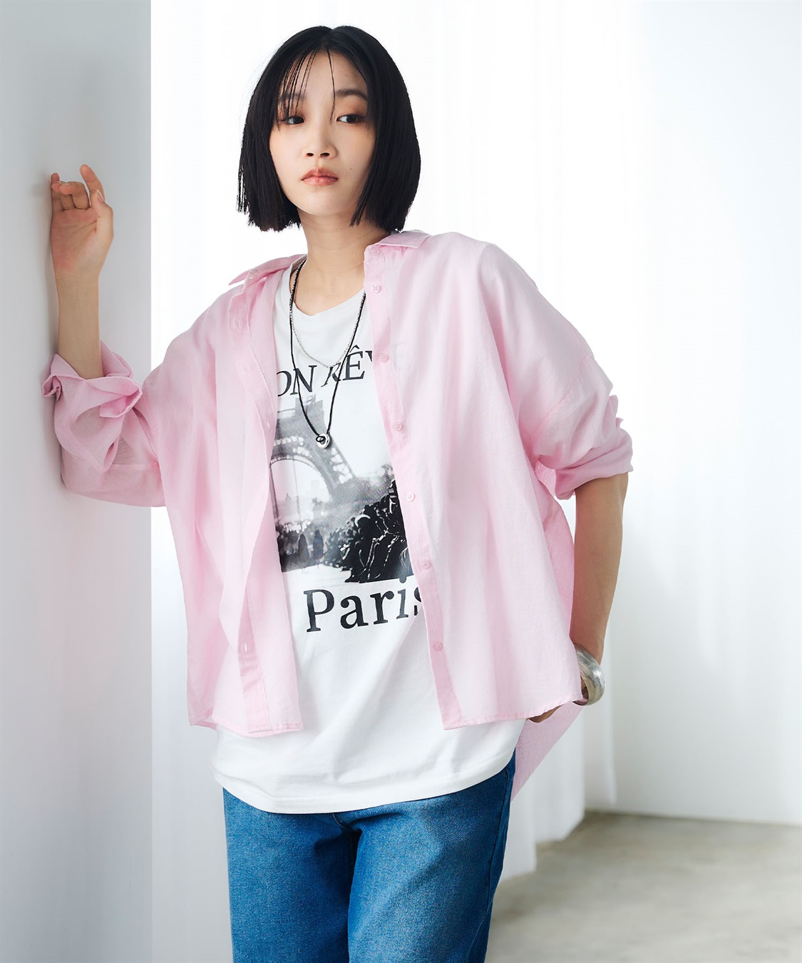 CROSS FUNCTION 《通気性》エブ楽 ガーゼビックベーシックシャツ_sub_24