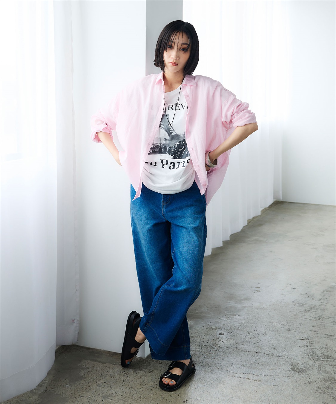 CROSS FUNCTION 《通気性》エブ楽 ガーゼビックベーシックシャツ_sub_26