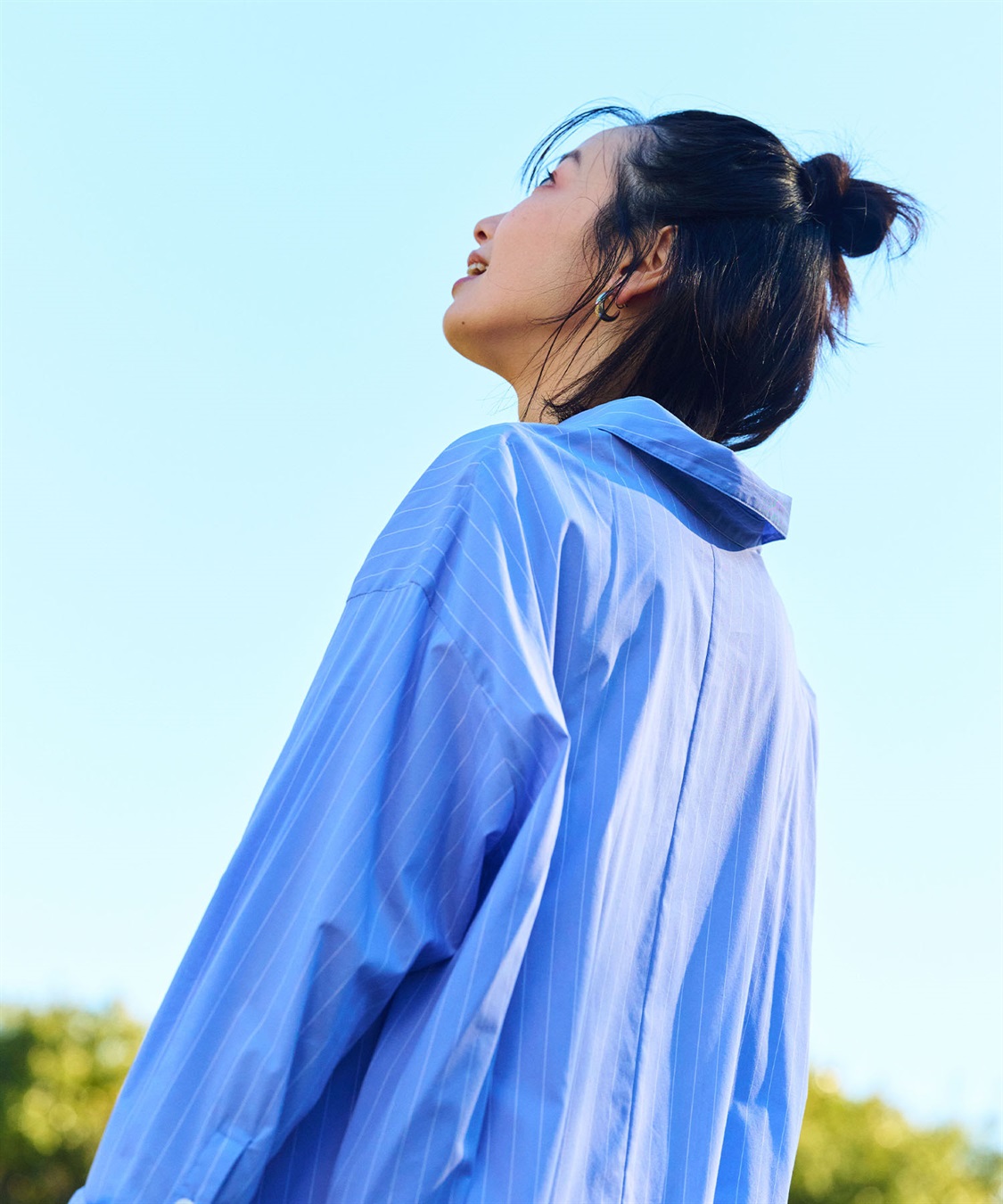 CROSS FUNCTION 《シワになりにくい》サマ美え ボリュームシャツワンピース_sub_13