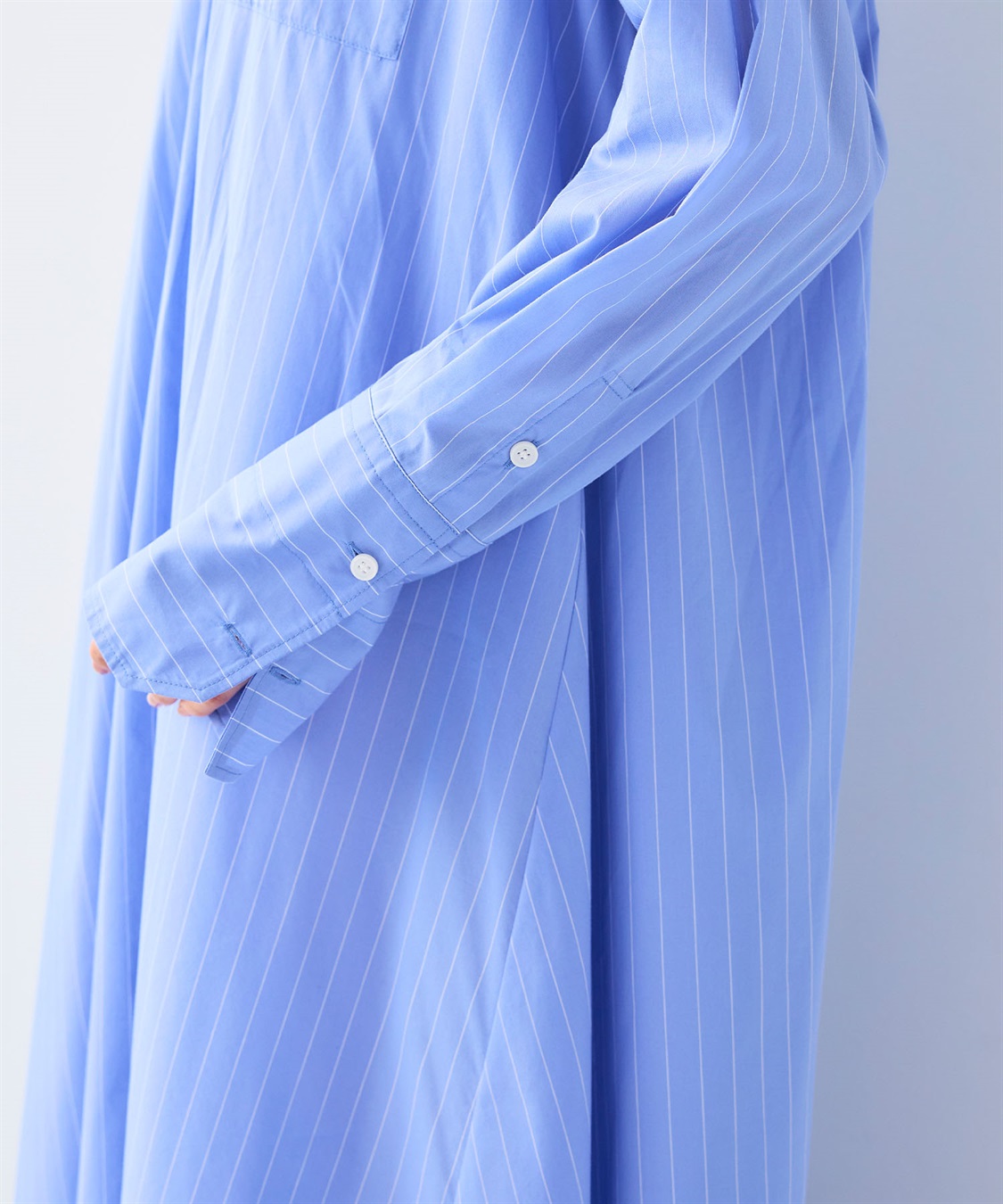 CROSS FUNCTION 《シワになりにくい》サマ美え ボリュームシャツワンピース_sub_27