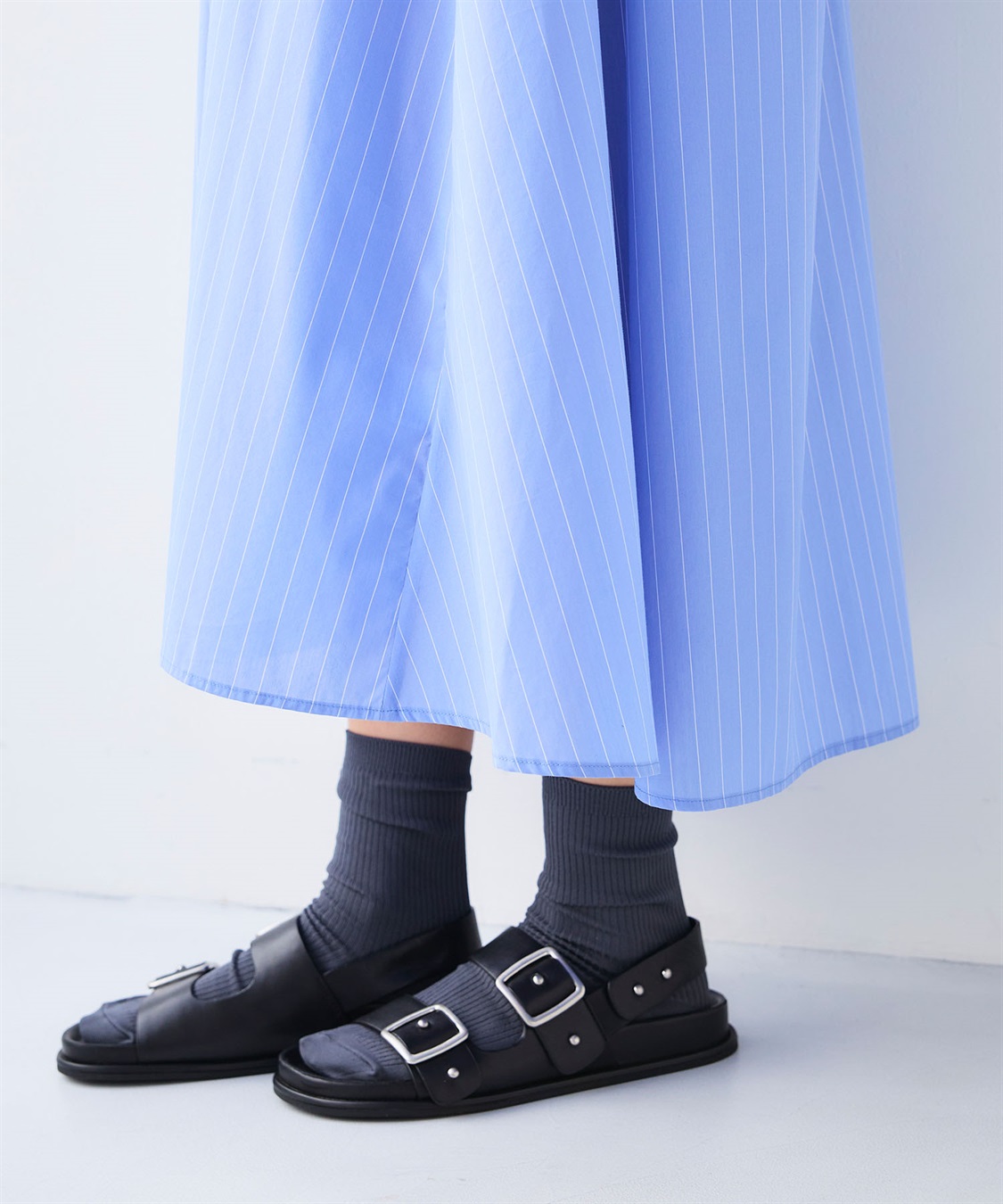 CROSS FUNCTION 《シワになりにくい》サマ美え ボリュームシャツワンピース_sub_28