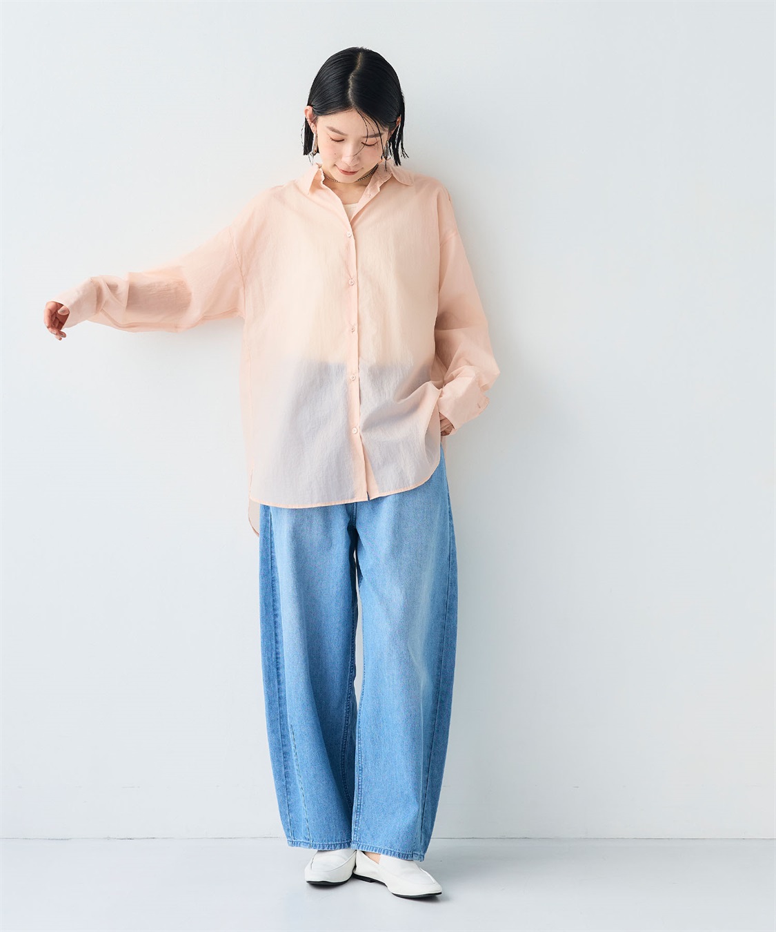 CROSS FUNCTION 《撥水》サマ美え エアリーシアーシャツ_sub_8