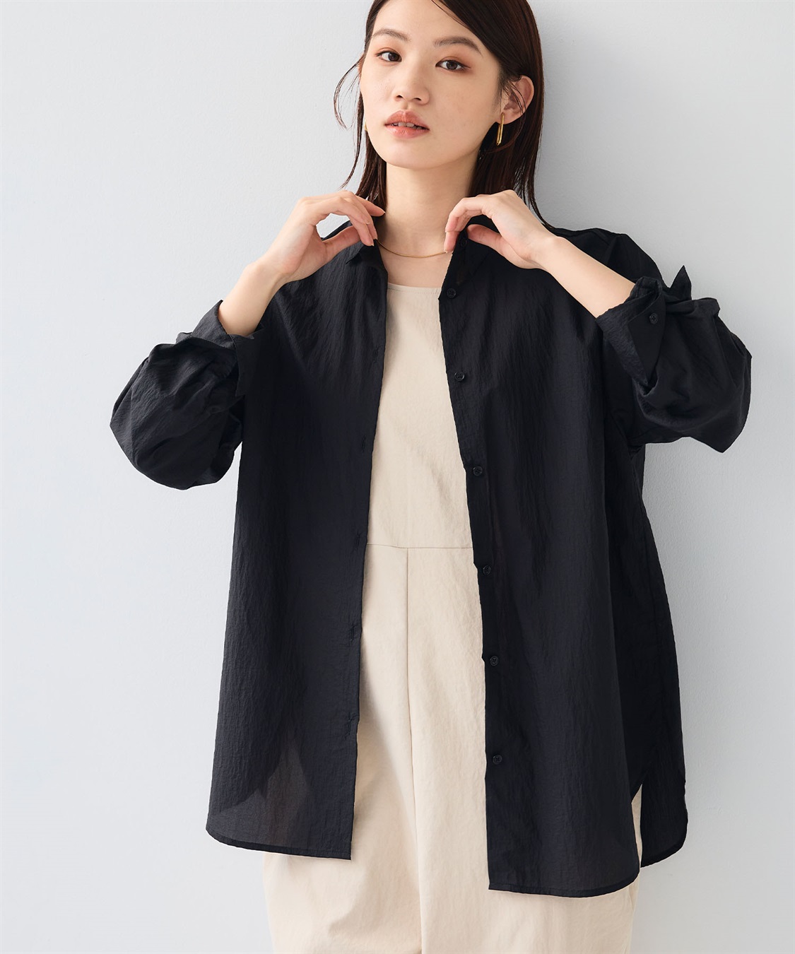 CROSS FUNCTION 《撥水》サマ美え エアリーシアーシャツ_sub_21