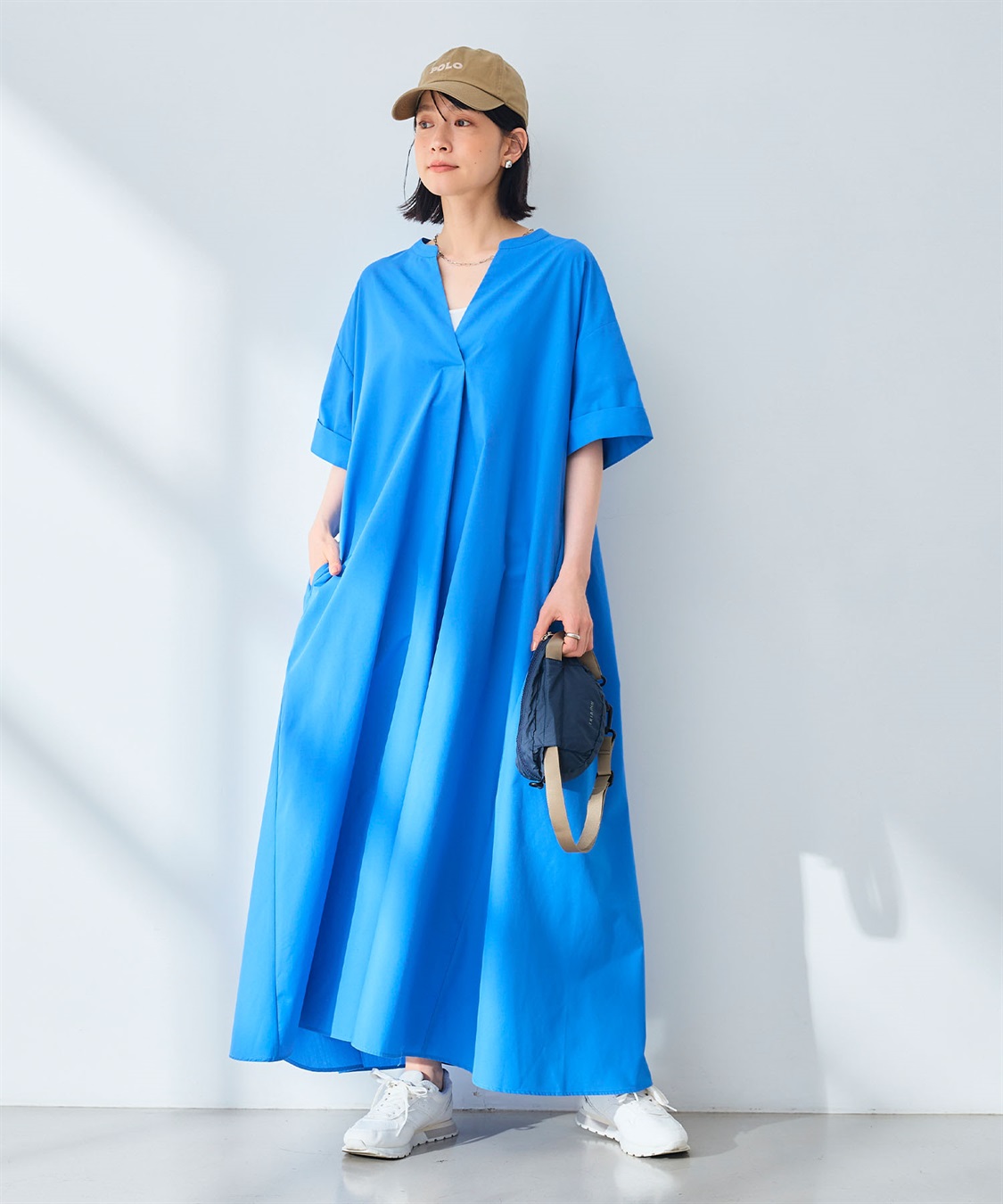 CROSS FUNCTION 《シワになりにくい》エブ楽 ブロードバックデザインワンピース_sub_11